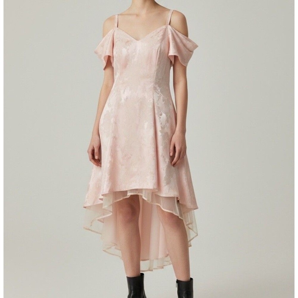 Vintage Stepping Out 80's Pink Party Dress Prom Pretty In Pink 11 Tulle